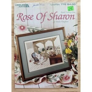 Rose of Sharon Book 25 by Paula Vaughan Cross Stitch Leisure Arts Leaflet 776